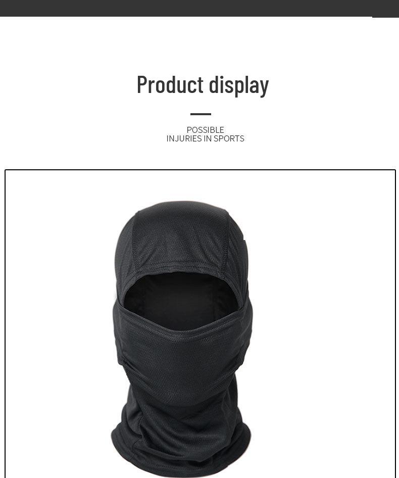 Camouflage Outdoor Sports Balaclava: Dustproof, Sun Protection Cycling Mask