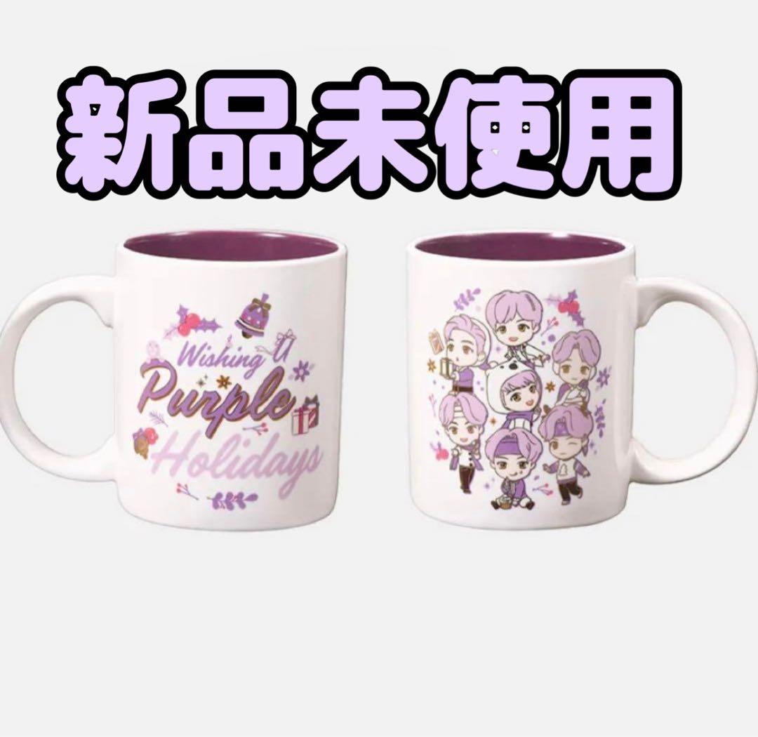 [USED] Official BTS Purple Holiday Mug