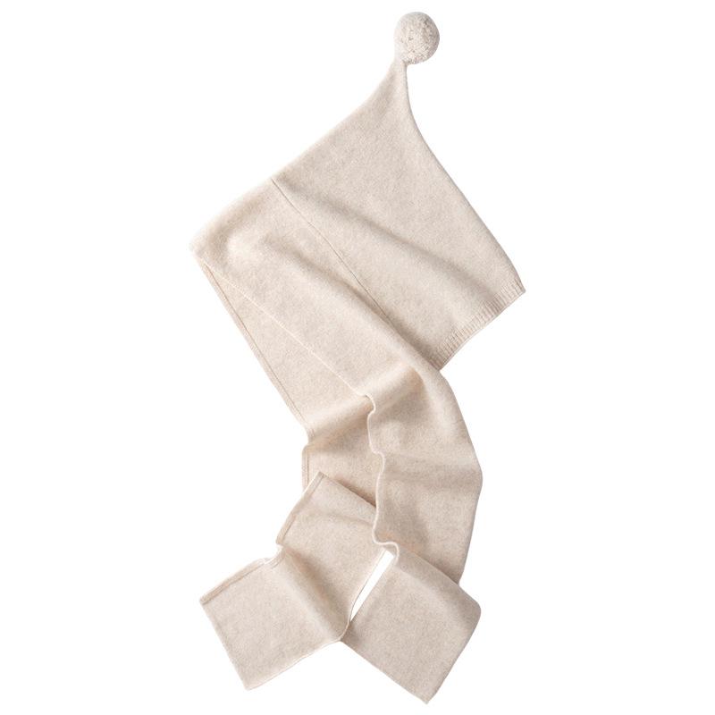 Women's Cashmere Knit Hat & Scarf Set - Stylish, Versatile, Warm Neck Protection Accessory