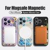 Für iPhone 17 Pro Max Hülle INS Buntes Blumenmuster Magnetisch Für Magsafe Weiche Hülle Für iPhone 16 15 14 13 Pro Max 17E 16E