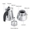 Portable Stainless Steel Coffee Pot Moka Espresso Maker Mocha Pot (300ml)