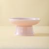 High-legged Tray Ceramic Fruit Tray Chinese Style Refreshment Dining Plate Dim Sum Dish Engagement Table Pastry Plate Fruit Tray Snack Plate Tray