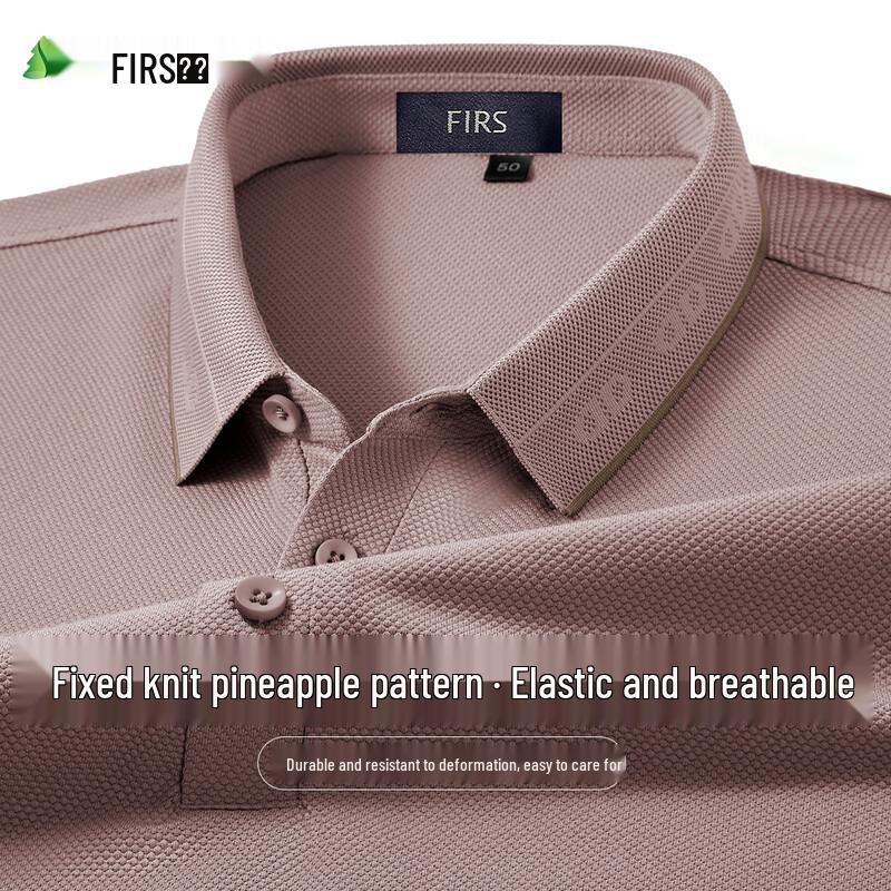

Men s Pineapple Textured Polo Shirt 3XL