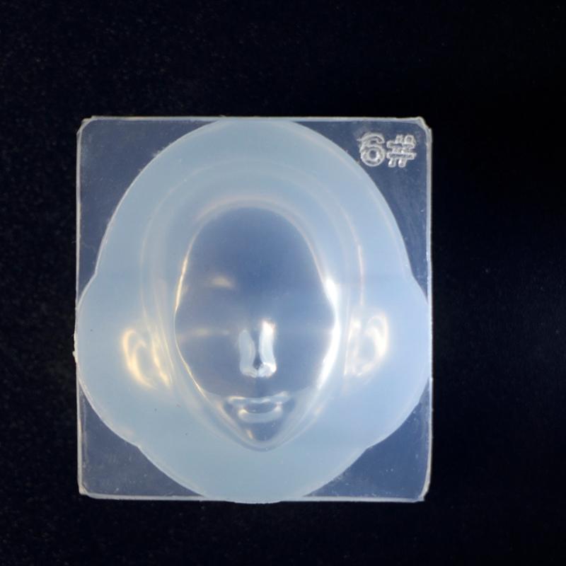 Menschliches Gesicht 3D Puppe Epoxidharz Form Aromatherapie Gips Silikonform DIY Bastelartikel Ornamente Dekoration Gießwerkzeuge