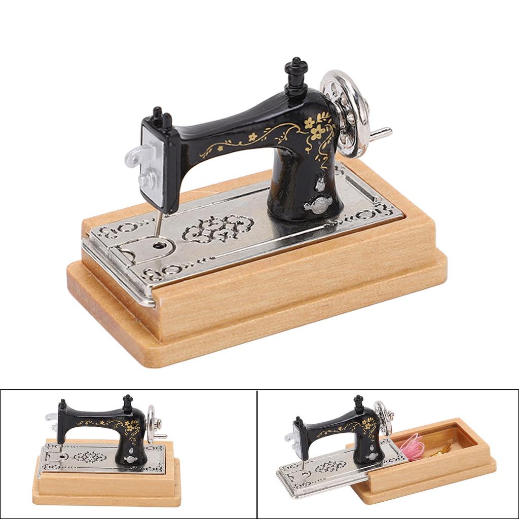 ature Sewing Machine Vintage   Lifelike 1Celsius12   Sewing Machine Model for Decoration