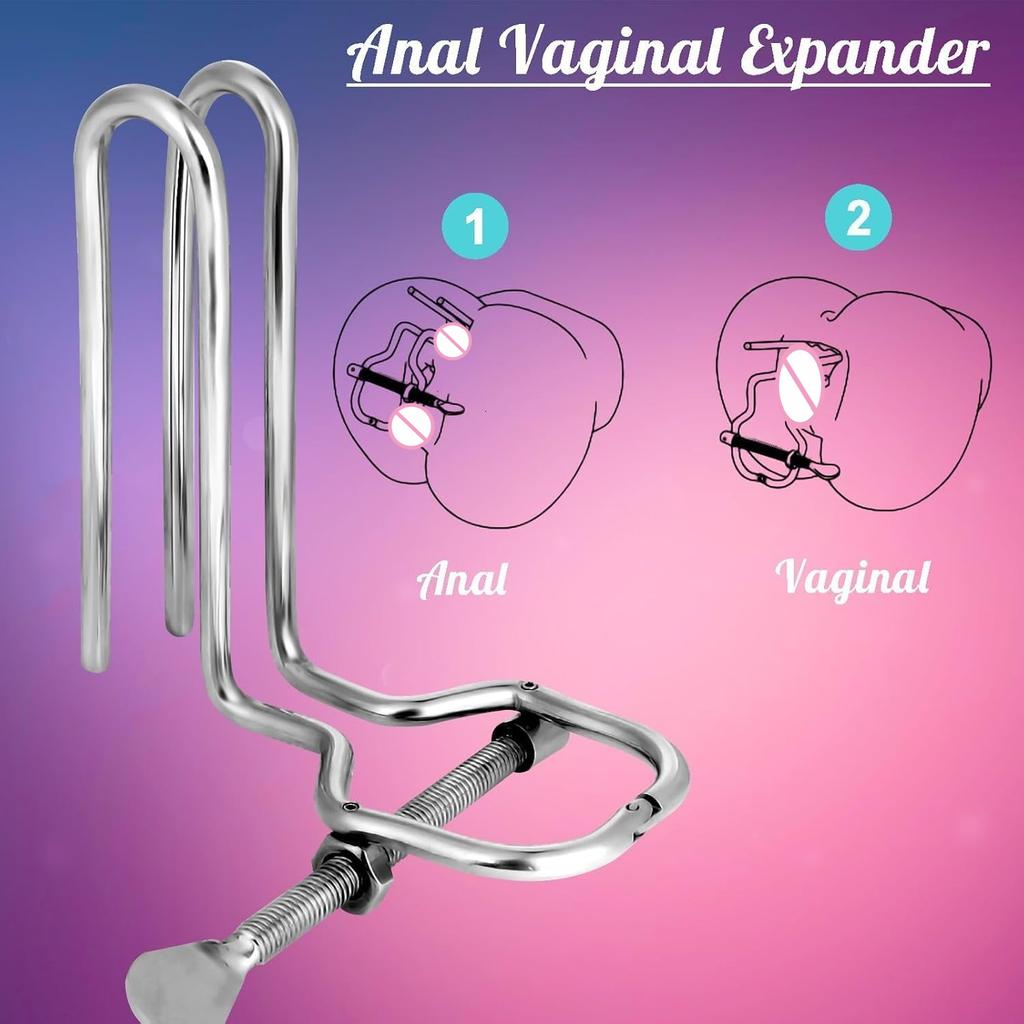 Stainless Steel Dilator - Multi - Functional for Anal & Vaginal Use, Adult Toy To Enhance Intimate Play Experience