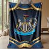 Coperta in Flanella con Stampa del Newcastle United Football, Coperta Morbida Calda Leggera per Divano Letto Campeggio