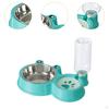 Dog Cat Bowl Food Feeder and Waterer Kit Nonslip Bottom, for Small Medium Puppy Kitten, Pet Water