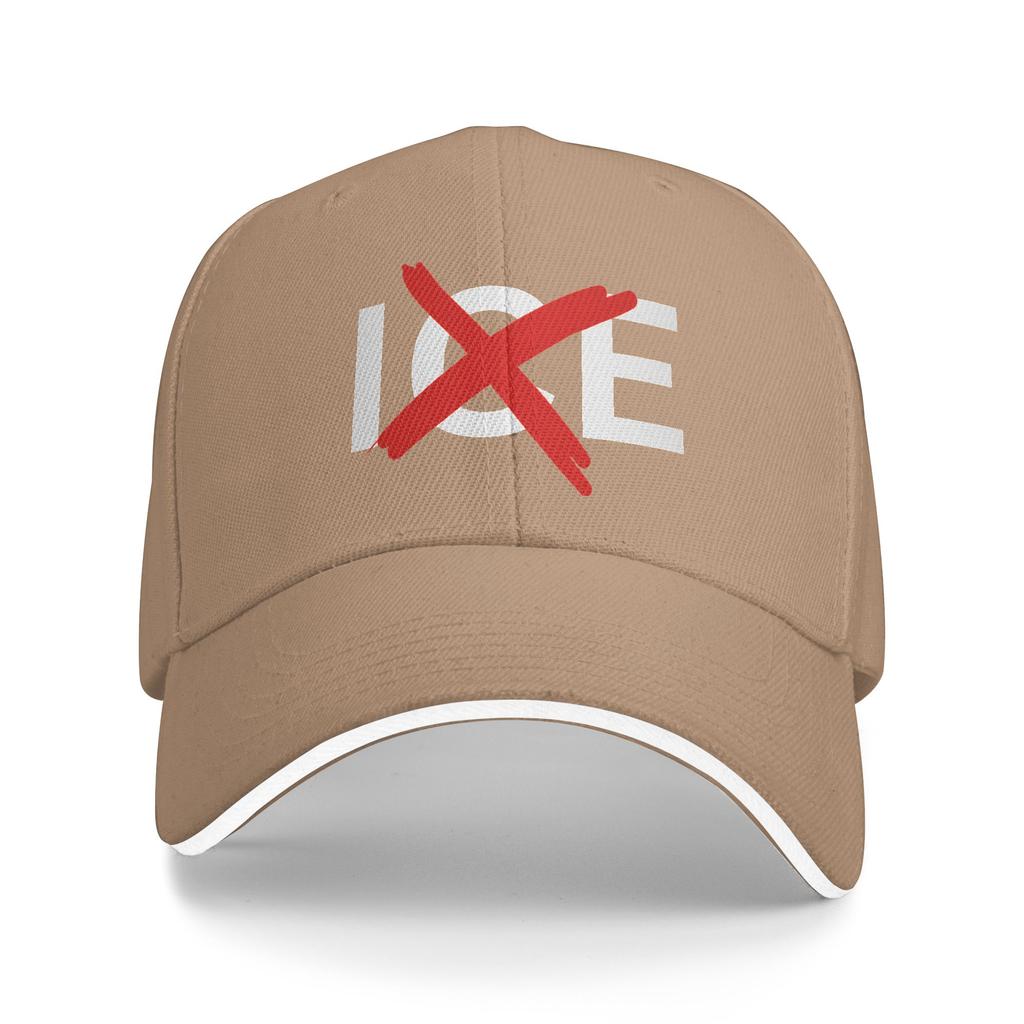 Anti ICE Abolish Ice Logo Baseball Cap  Street Style Couple Hip Hop Hats Sun Visor Design Hiking Fishing Baseball Caps Gift