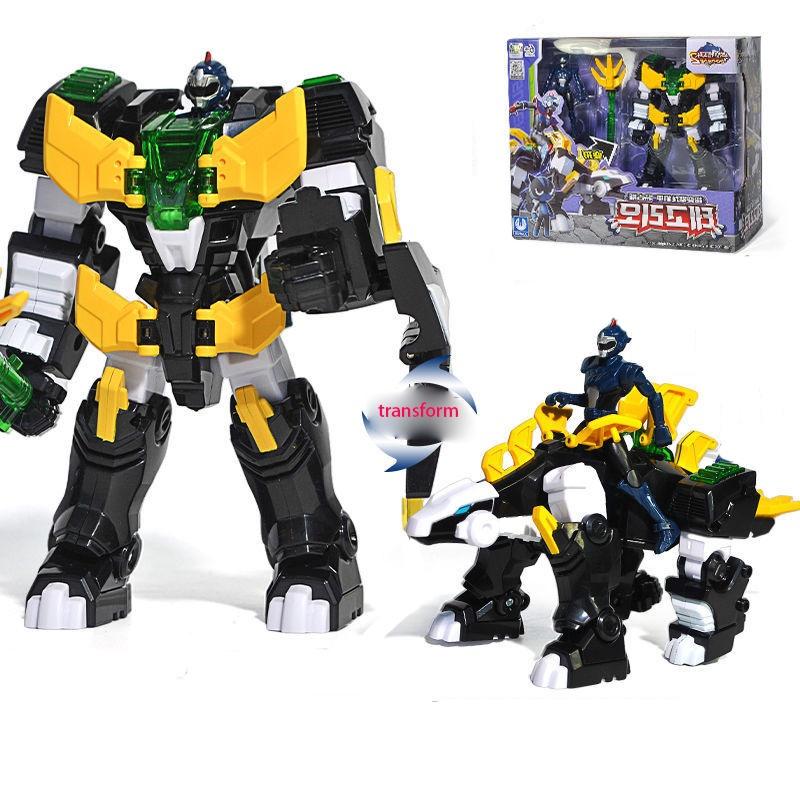 Mini Special Forces Super Dinosaur Power 2 Beast King Power 4 Transforming Mech Armor Children's Toy Abs Material