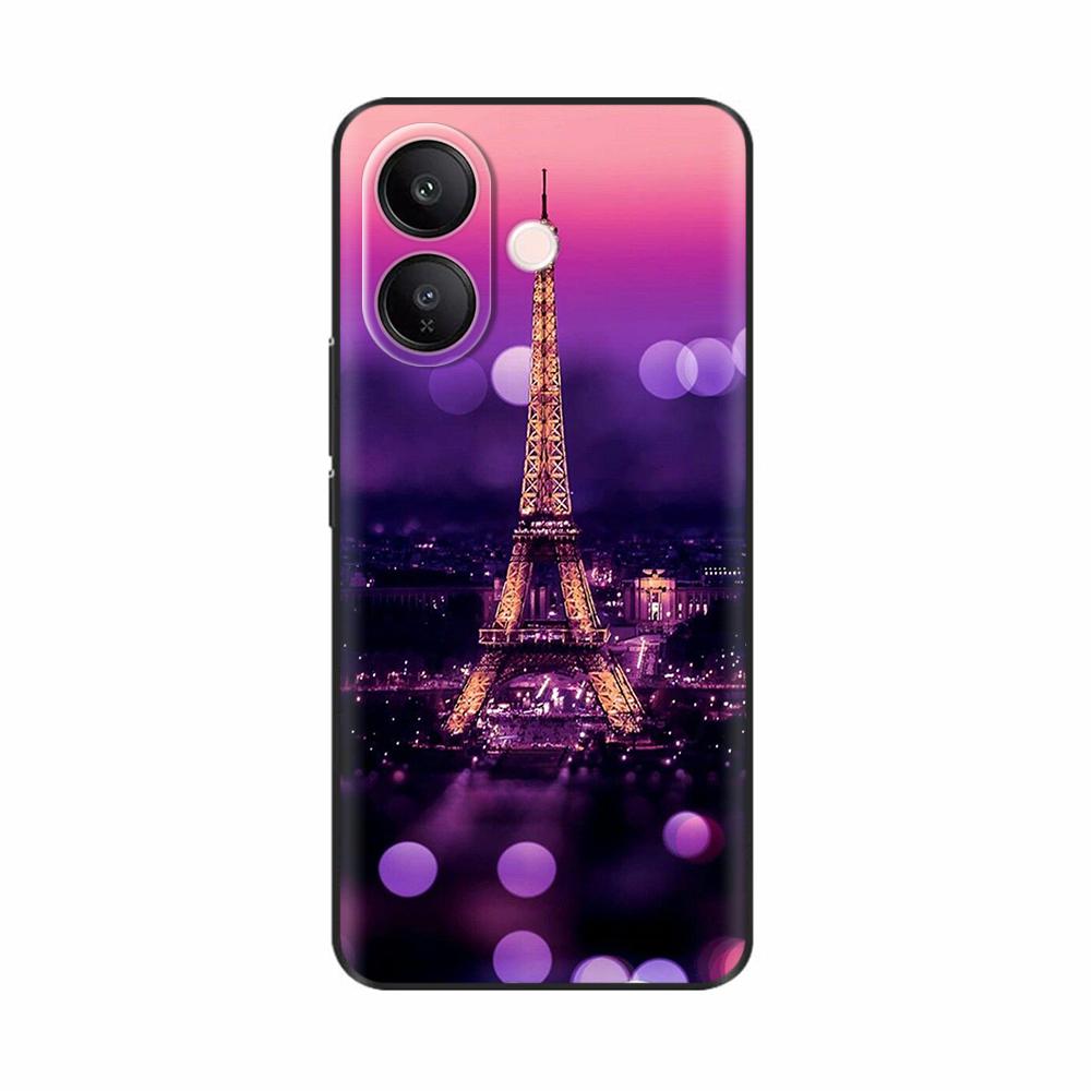 For Vivo V60 Lite 5G Phone Case Soft Matte Silicone Cover Capa For Vivo V60 Lite V60lite Funda Cartoon Back Cover Cute Pattern