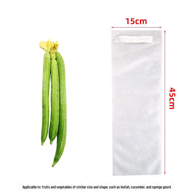 Non-Woven Outdoor Fruit Protection Bags for Grapes, Bitter Melon & Loofah - Anti-Fruit Fly