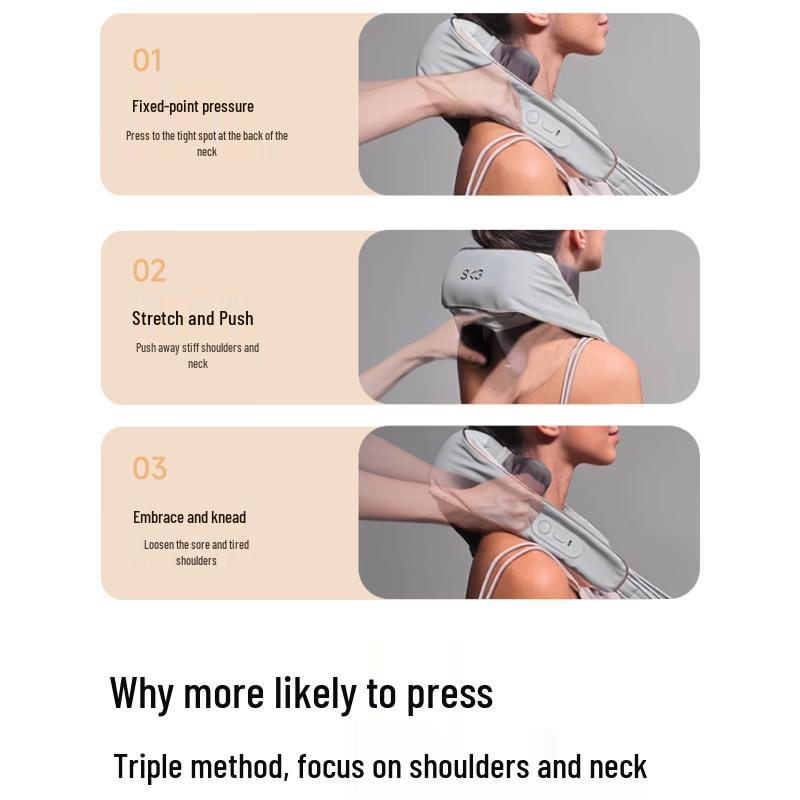 SKG H5 Shoulder and Neck Massager CN plug (adapter included)