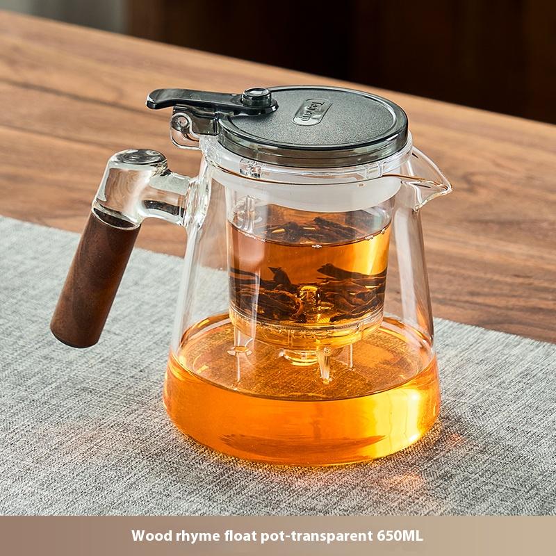 

Gianxi Elegant Cup Tea Pot One Click Tea Separation Large Capacity Household Lazy Glass Tea Set
