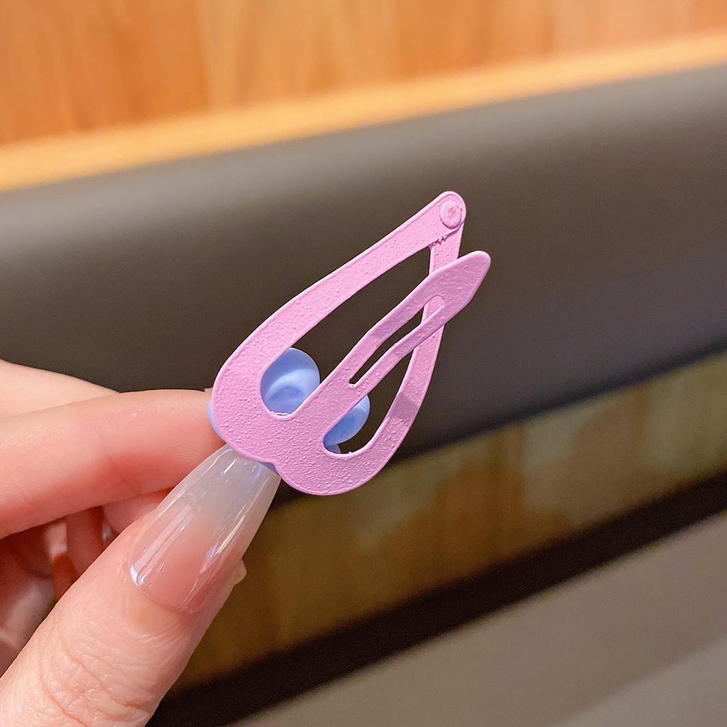 10 Heart Flower Bb Clips, Sweet Style Hair Clips, Suitable for Daily Use