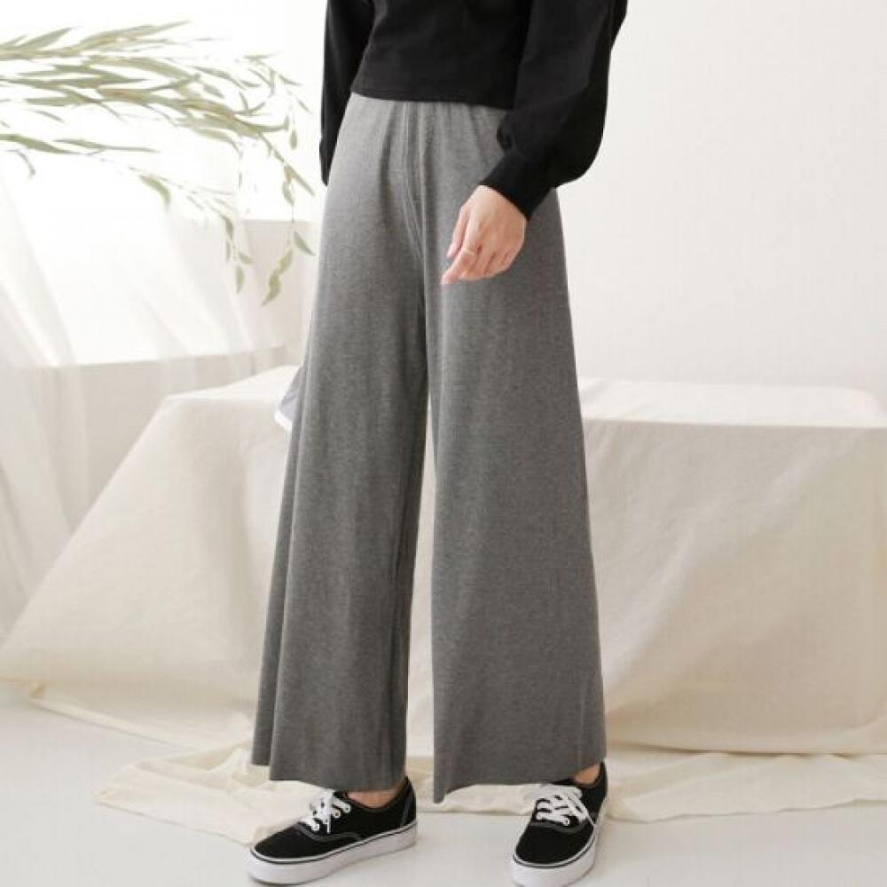 From Heart Women Ribbed Wide Banding Pants