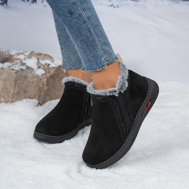 

Новая теплая женская обувь бабушка зима шерсть мать хлопок обувь нескользящая теплая бархатная средняя и старая хлопковые сапоги 36