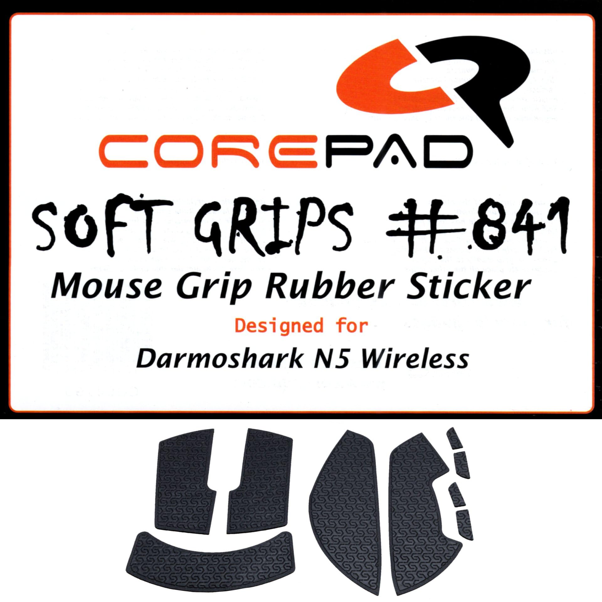 

Corepad Soft Grips Darmoshark N5 Wireless Grip Tape (1 Set) Soft Polymer Rubber