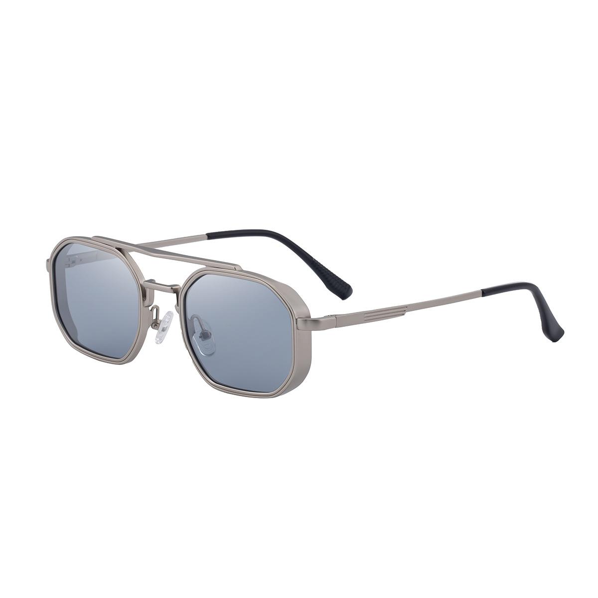 

JYL TS Men s Retro Square Metal - Double-Bridge Sun-Protective KSL-98290 c-3331 золотий колір мак
