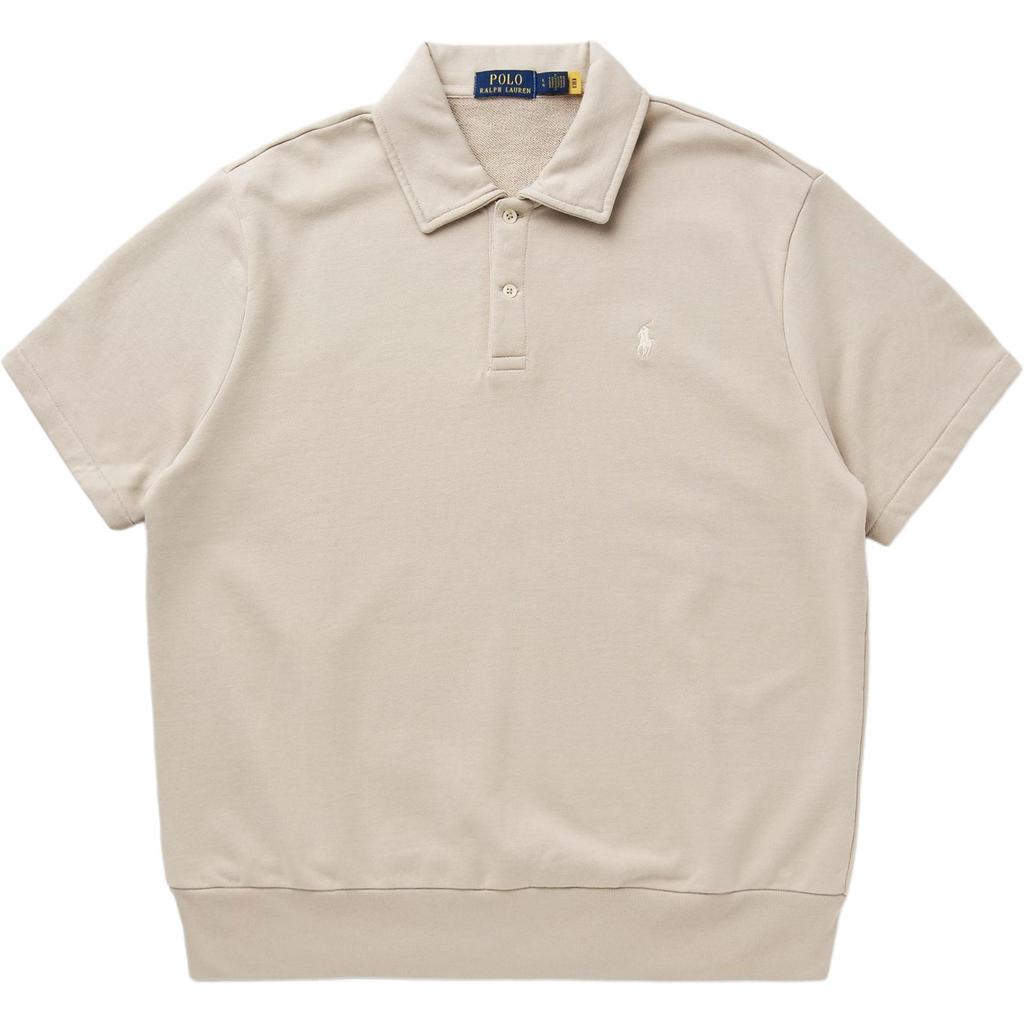 Polo Ralph Lauren Solid Logo Polo Shirt Men tops Khaki 710963807-003