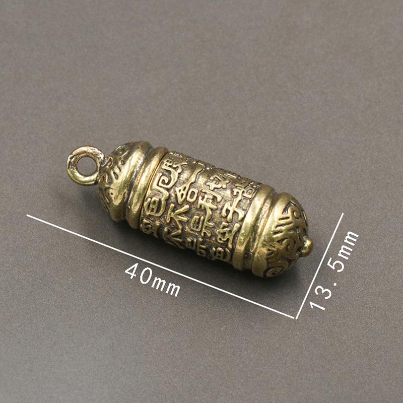 

Полый латунный Будда, бутылка, цилиндр для сутр, подвеска, брелок, ожерелье, ювелирные изделия, ручная работа, винтажная коробочка для таблеток, контейнер, бутылка, брелоки