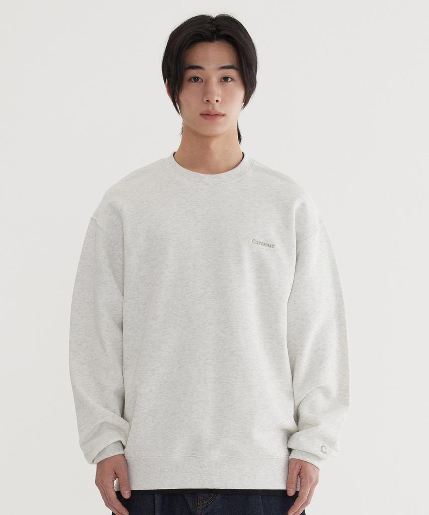 COVERNAT Small Authentic Sweatshirt Oatmeal