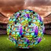 Sprunki Game Print Size 5 Soccer Ball, Standard Match Football for Sports Game and Team Practice, Ideal Gift for Soccer Fans