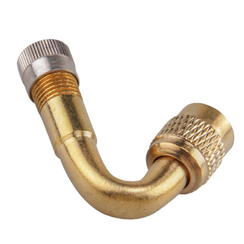 3Pc 45/90/135 Degree Air Tyre Valves for Truck Motorcycle Cycling Accessories Adapter Car Valve Extension Stem Brass