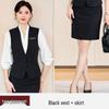 Women's Professional Waitress Vest Set - Hotel & Dental Reception Uniform