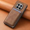 For Honor Magic7 Pro 5G Magnetic Case Leather Back Cover with Detachable Card Holder