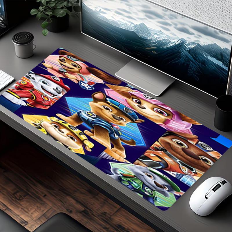 PAW Patrol Print Mouse Pad, for Keyboard Pad Laptop PC Mat for Office Home Use, Desk Decor, Perfect Birthday Gift for Gamers