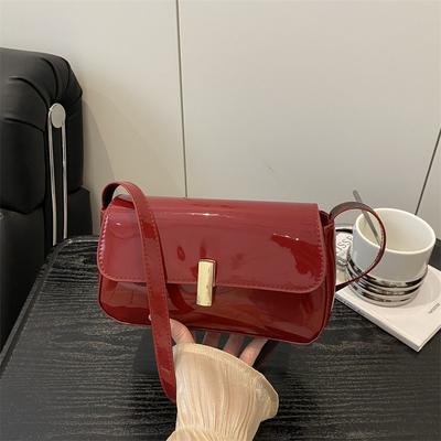 Small Bag Women's Versatile Small Square Bag Summer New Shoulder Bag Simple Lock Fashion Women's Bag