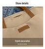 Women's Minimalist Large Tote - Multi-Compartment Shoulder Handbag, New Summer Canvas for Commute