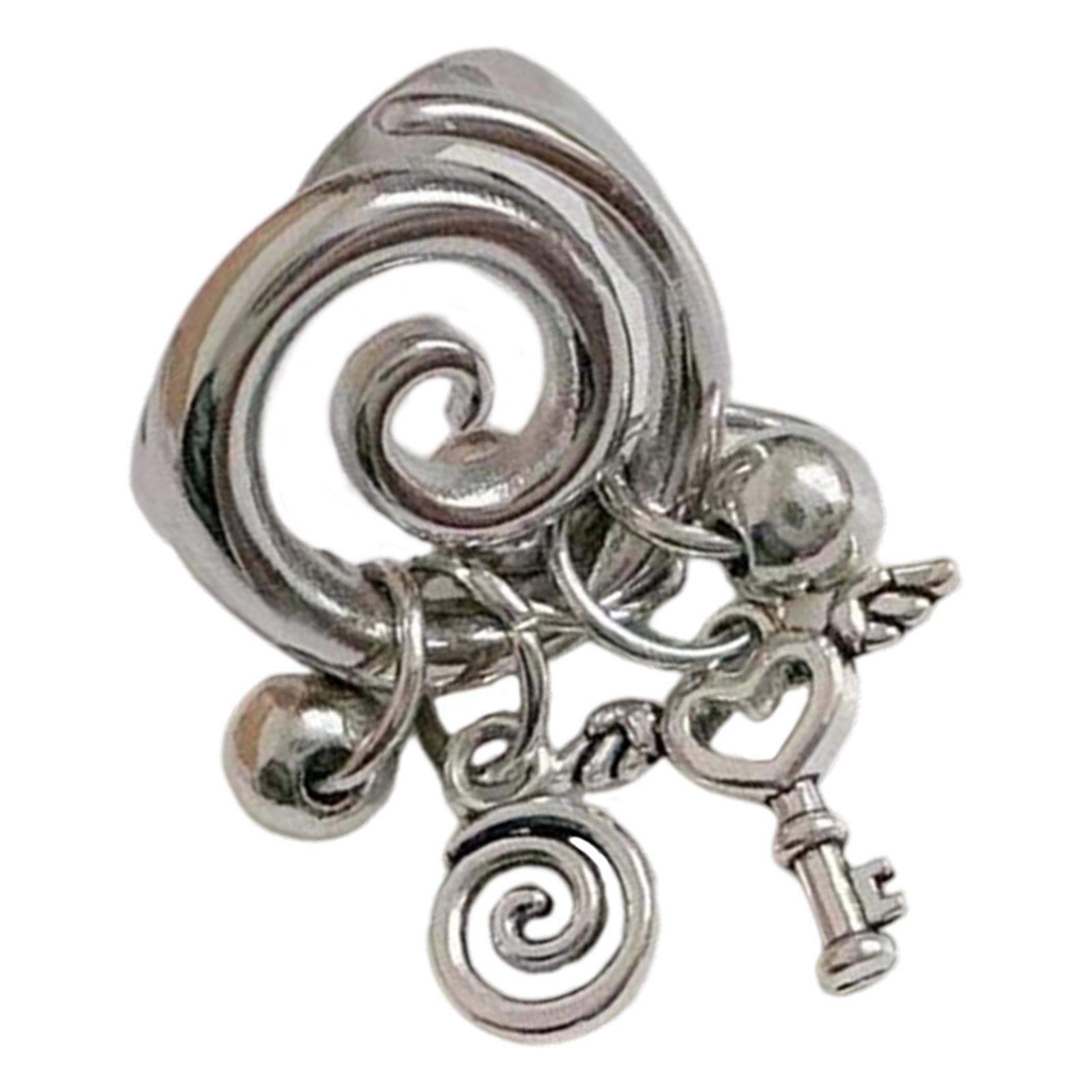 

Stylish Hollow Rings Fashion Statement Rings Titanium Steel Comfortable Unisex Accessory Suitable for Everyday Wear