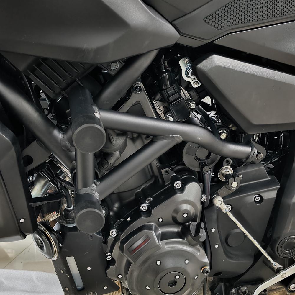 For MT-07 2025 MT07 2024 Motorcycle Bumper Frame Protector Engine Highway Guard Crash Bar Protection Bracket Anti-fall Bar