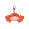 Soft Fluffy Sea Keyring Kawaii Cartoon Plush Pendant Bag Charm Ocean Animal Keychain  Home Decor