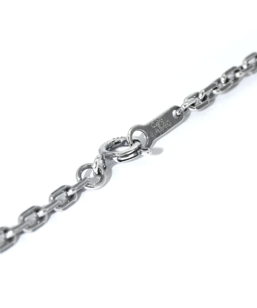 Medium Silver Chain Sterling Silver Direct Cut 50cm [Lion Heart] Necklace, Necklace, 0.2cm Width, 925, Men's (with Pouch), Sale, Azuki,