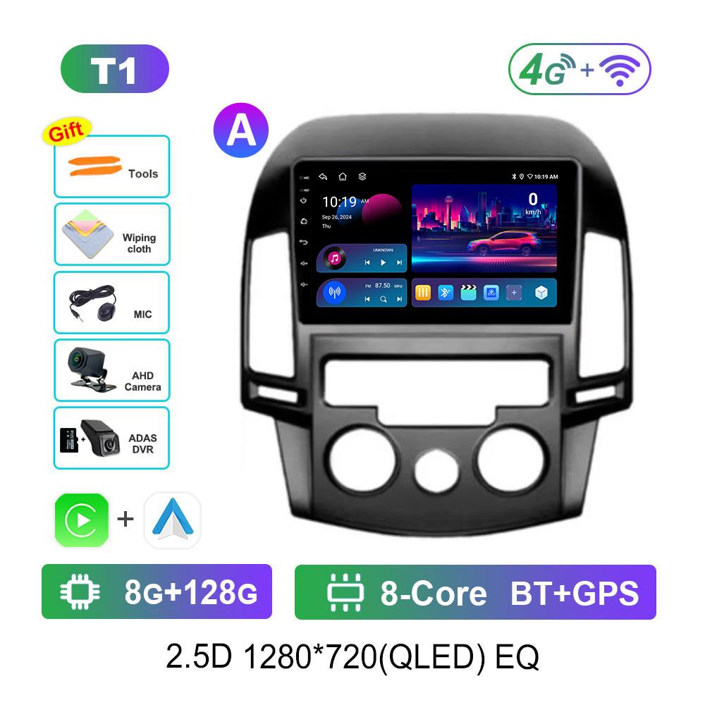 Android OS Car Radio Multimedia Player for Hyundai I30 2006 - 2011 WiFi GPS Navigation DSP Stereo Split Screen BT Head Unit