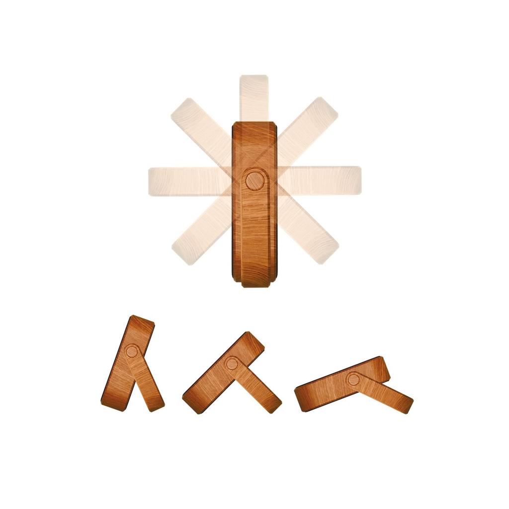 Wireless speaker for TV Introducing a chic woodgrain design Comes with a transmitter for wireless enjoyment Easy operation Equipped with a A speaker