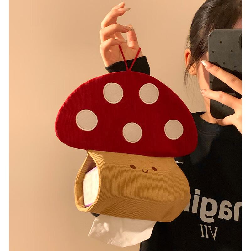 

Mushroom Fabric Tissue Box Holder