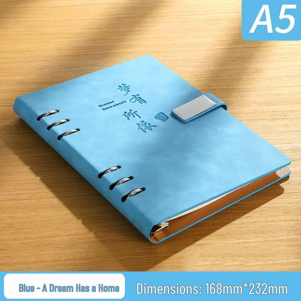 Abnehmbares B5 Hochwertiges Notizbuch-Set mit losen Blättern: Geschenk für Studenten & Geschäftsleute