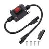 12V Inline Power IP67 Inline Switch For Garden Lighting LED Status Indicator Hook Mount Design Self-tapping Screws Included