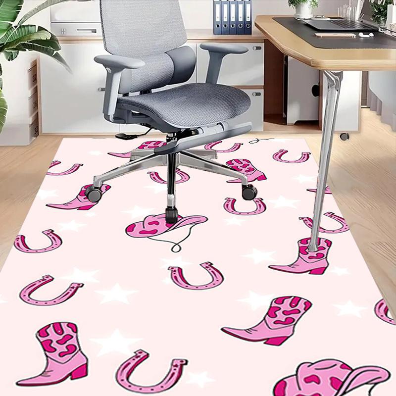 1 Stück Cowboystiefel Hufeisen Extra Groß Rutschfester Boden Teppich, Büro, Familie, Studio Großer Teppich Innen Teppiche, Auffälliges Statement-Stück