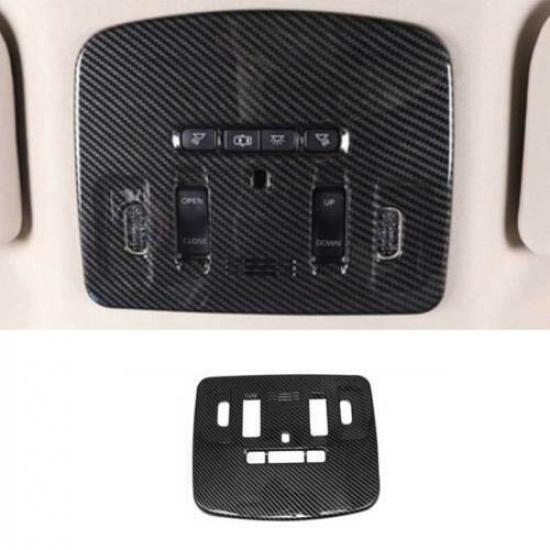 For Toyota Camry 2018- Cover Trim Carbon Fiber Front Reading Lamp Frame 1PCS