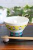 Waza No Kura Kutani Ware Sendan Rice Bowl with Sumo Wrestler Design, Stylish Japanese Tableware, Birthday Gift