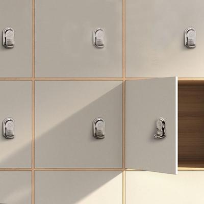 New Zinc Alloy Cabinet Door Padlock Keyless Mechanical Mechanical Door Lock Hardware DIY Furniture Padlock Cupboard