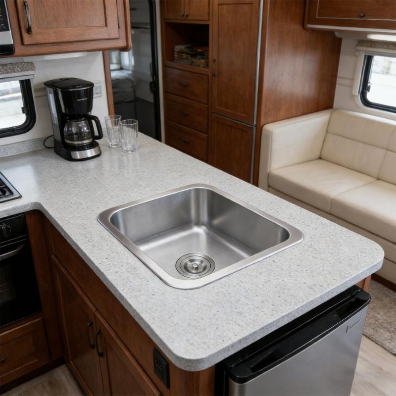 304 Stainless Steel Bar Sink with Advanced Noise Reduction & Corrosion Resistance Suitable for Strong Kitchen Use