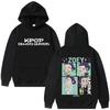 Film Kpop Demon Hunters Rumi Mira Zoey Hoodie Herr Dam Kläder Fleece Bomull Pullover Tecknad Mode Oversized Sweatshirts