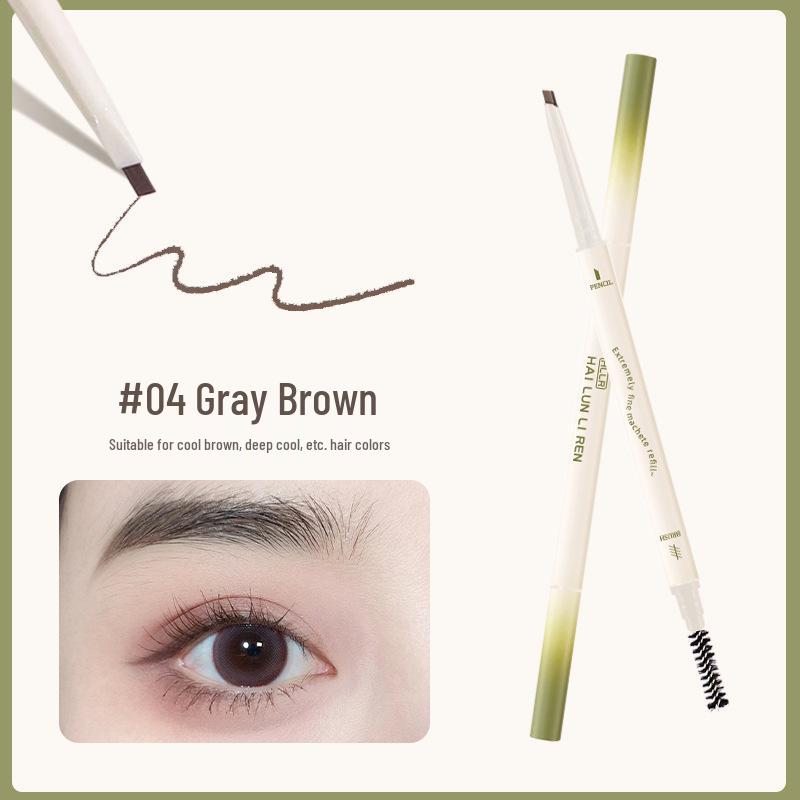 Helen Liren Doppelseitiger Augenbrauenstift: Wasserfest, Wischfest, Schweißfest, Langanhaltende Farbe.