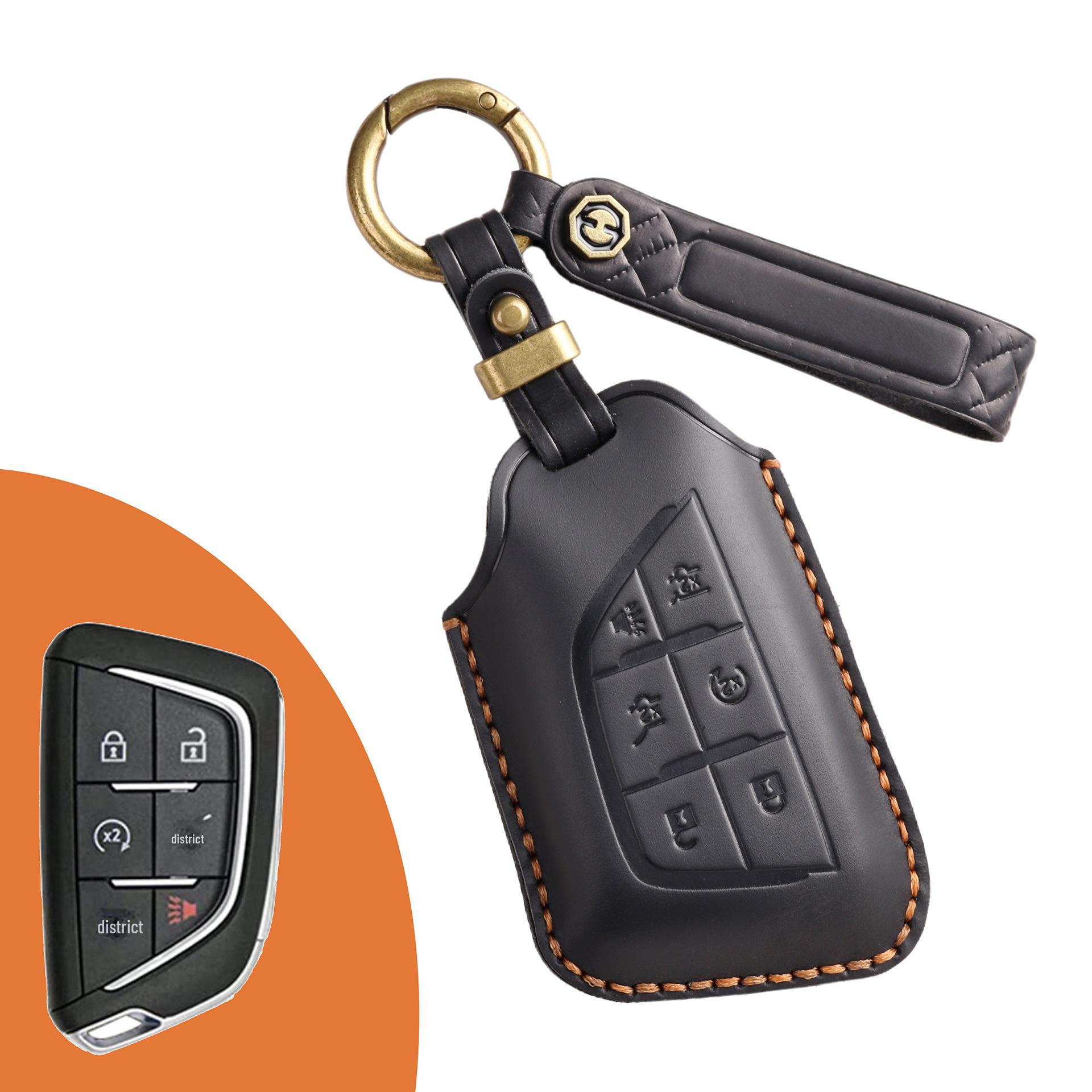 

Handmade Retro Key Bag for Cadillac